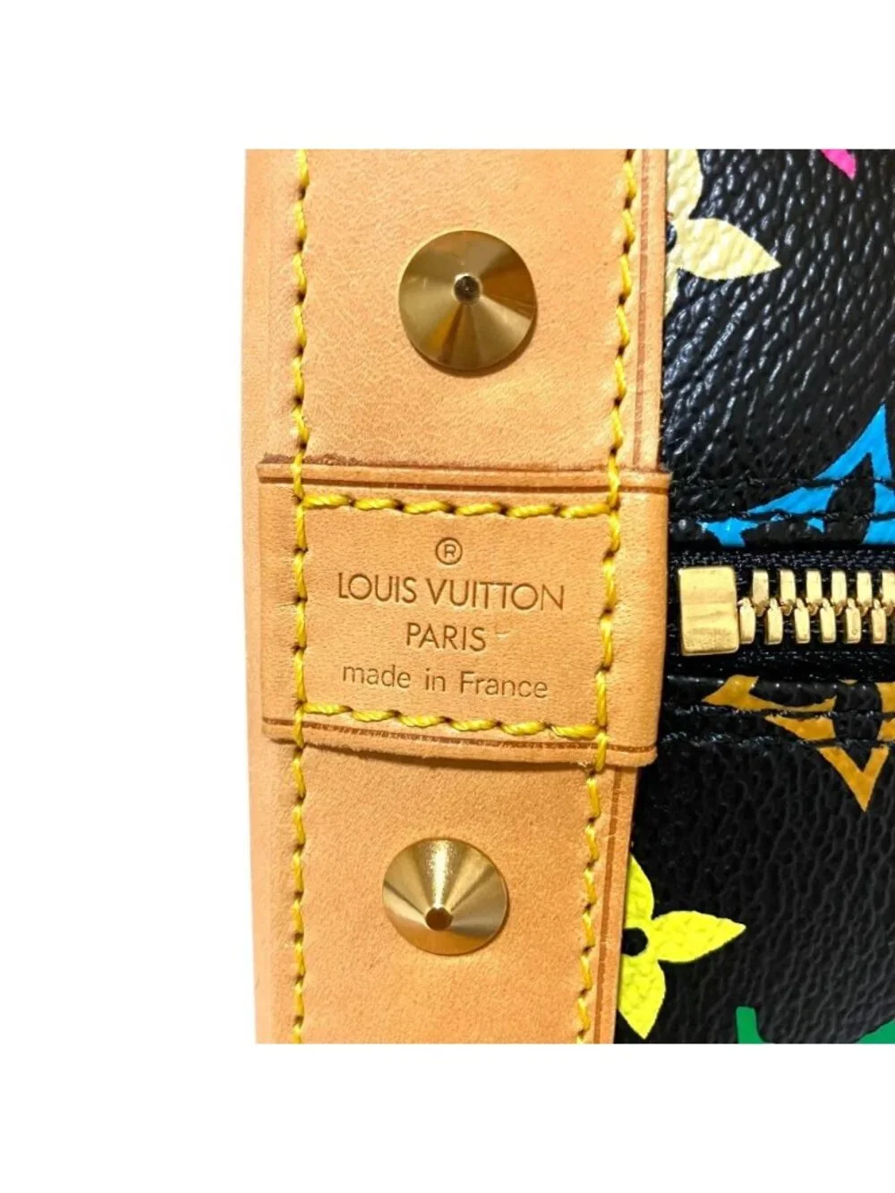 Louis Vuitton Monogram Multi Alma Handbag Black Multicolor